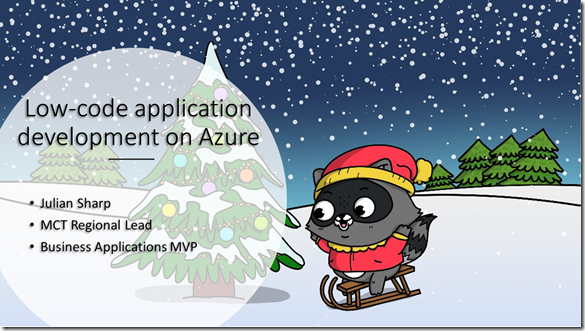 Low-code application development on Azure